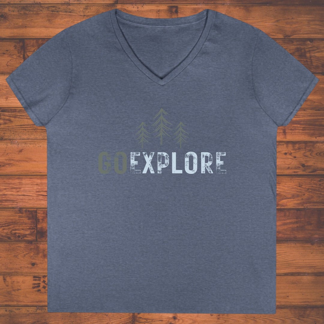Go Explore Ladies' V-Neck