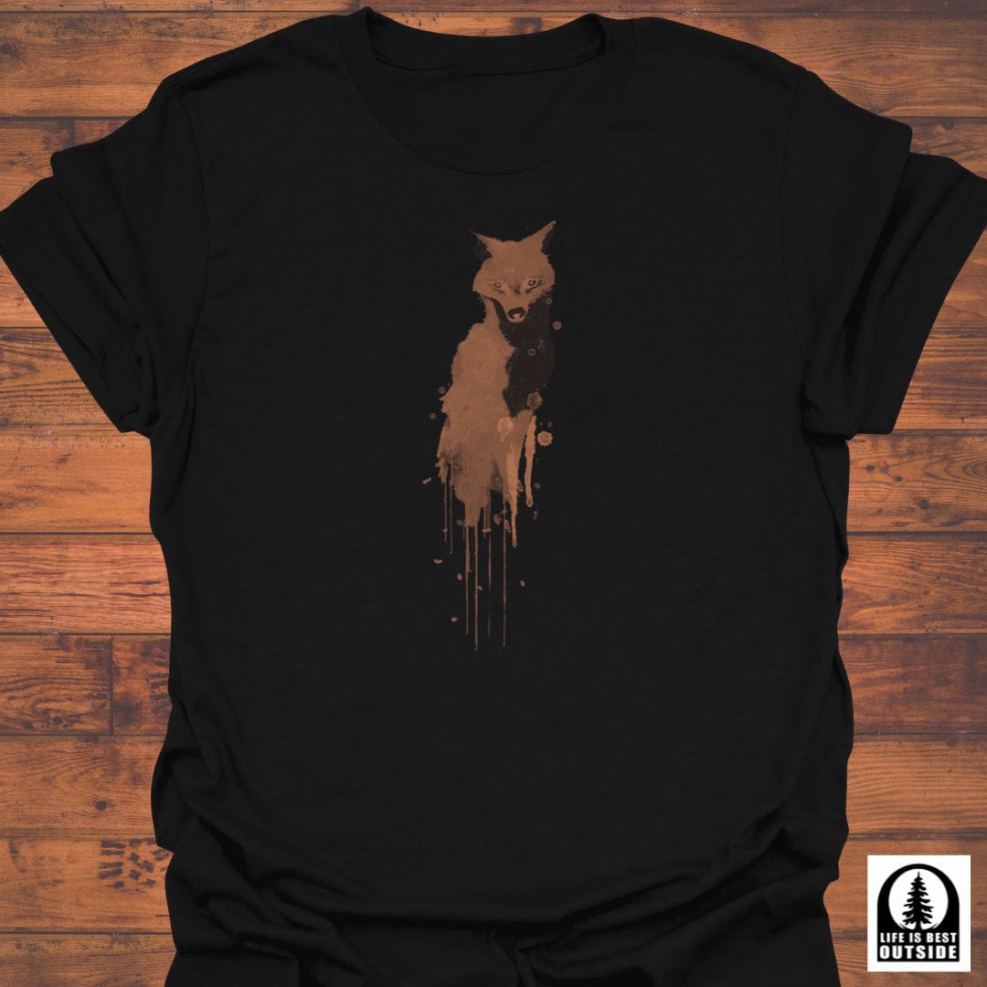 Dripping Fox Silhouette T-Shirt