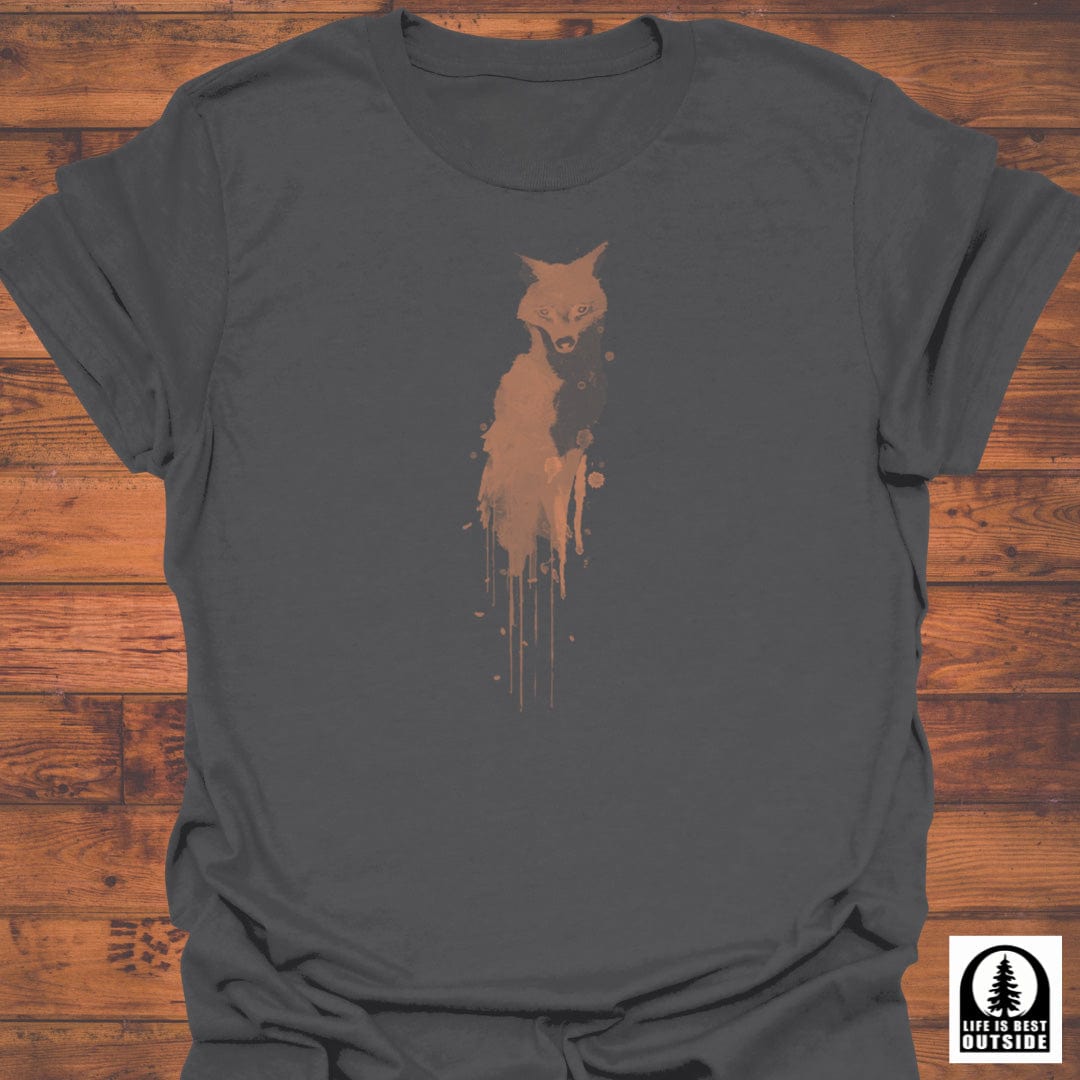 Dripping Fox Silhouette T-Shirt