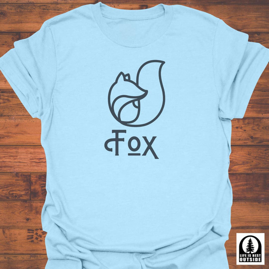 Slate Fox Silhouette T-Shirt