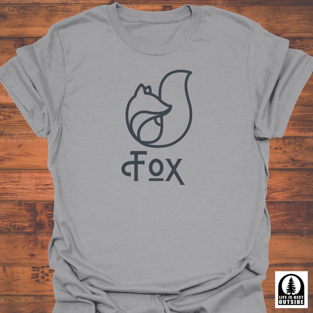 Slate Fox Silhouette T-Shirt