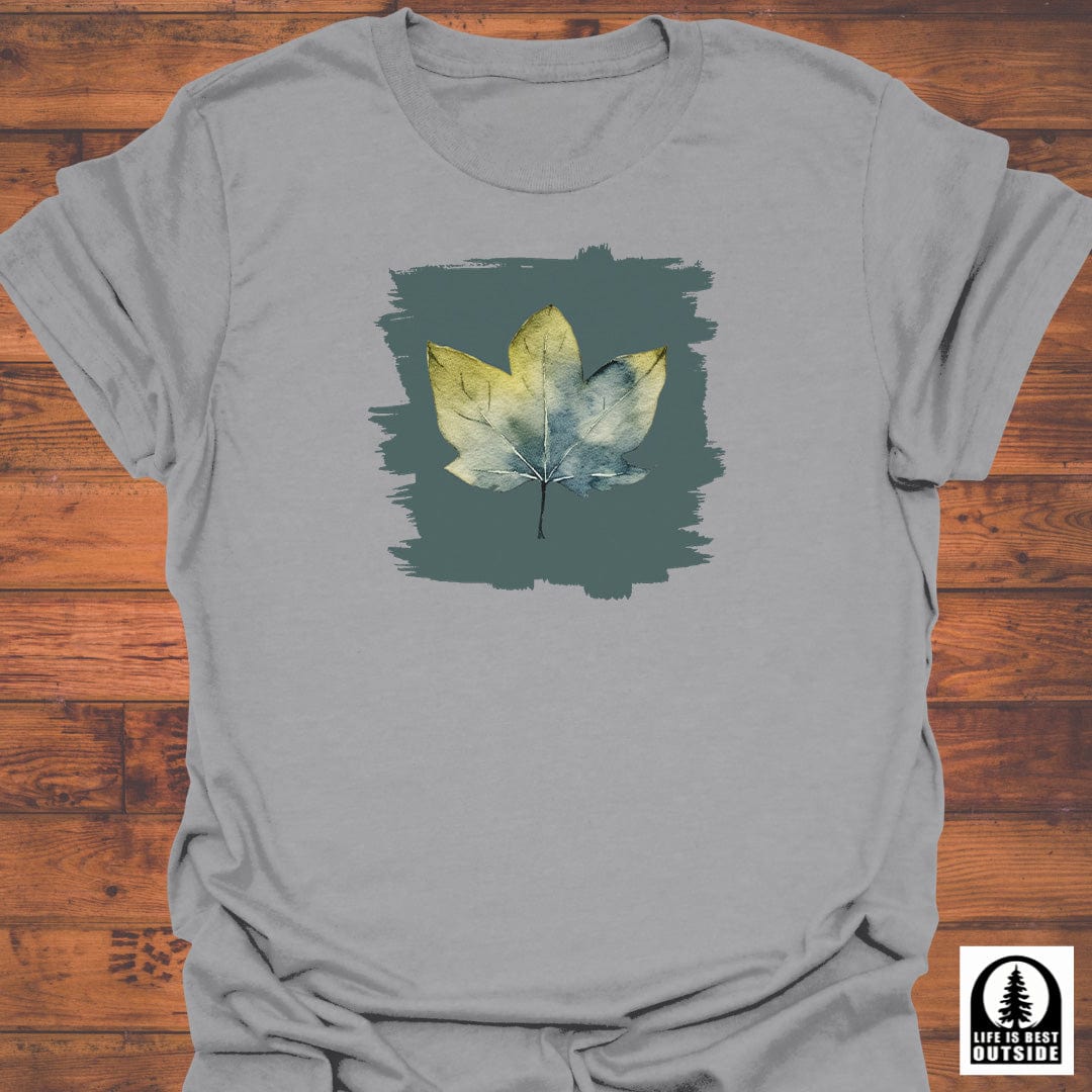 Aqua Sombra Leaf T-Shirt