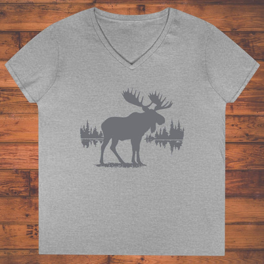Majestic Solitude Ladies' V-Neck