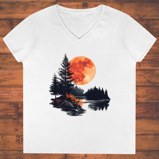 Lunar Reflections Ladies' V-Neck