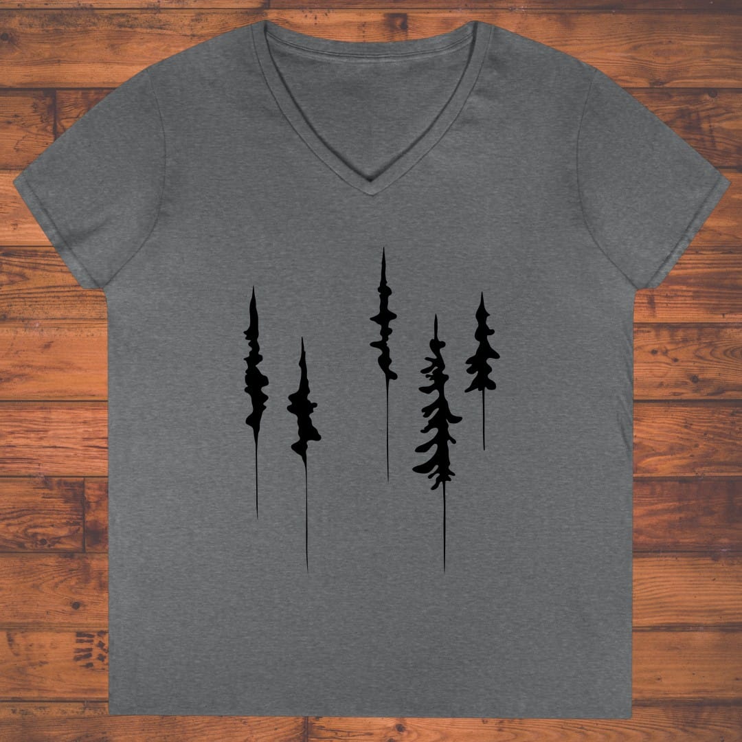 Sylvan Sketches Ladies' V-Neck