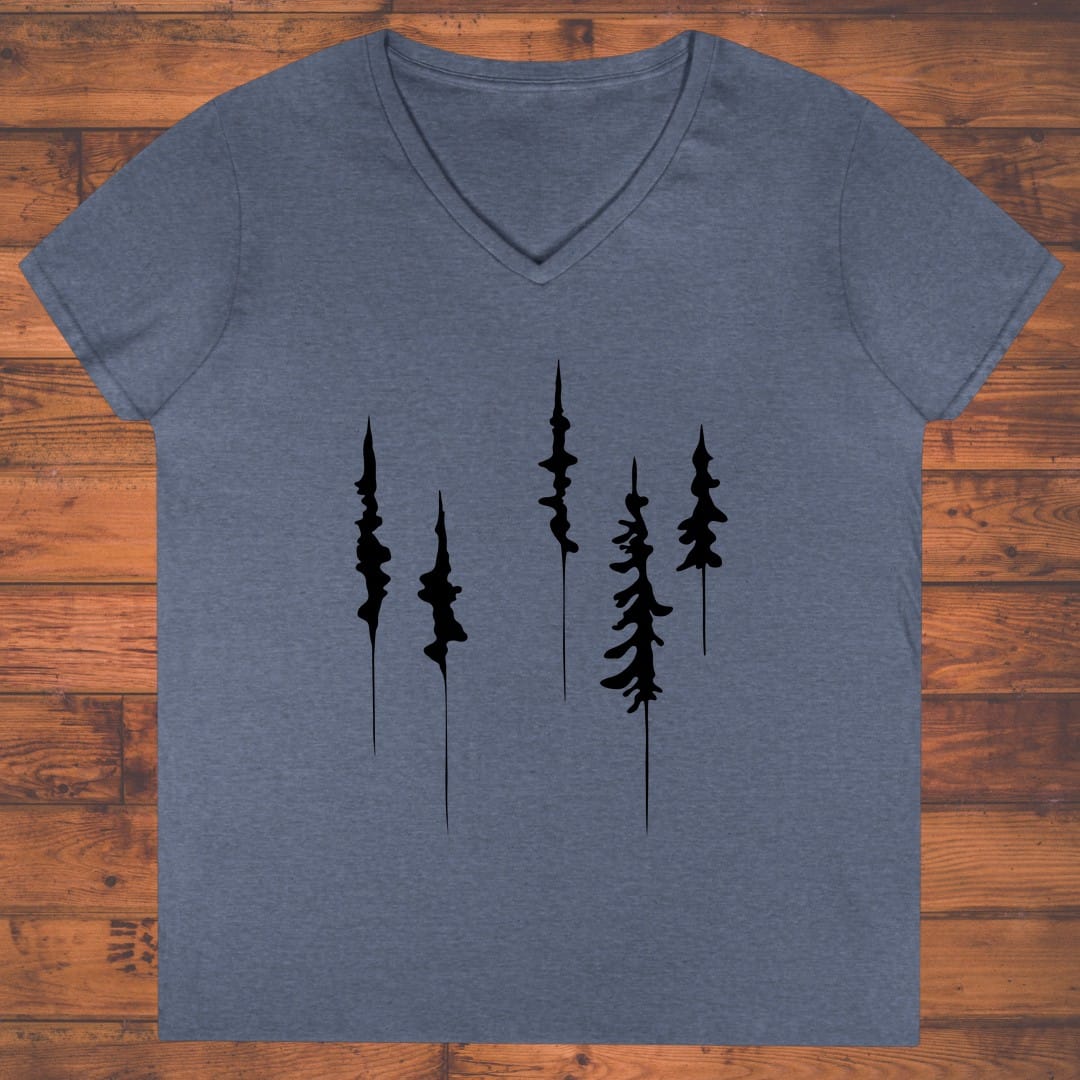 Sylvan Sketches Ladies' V-Neck