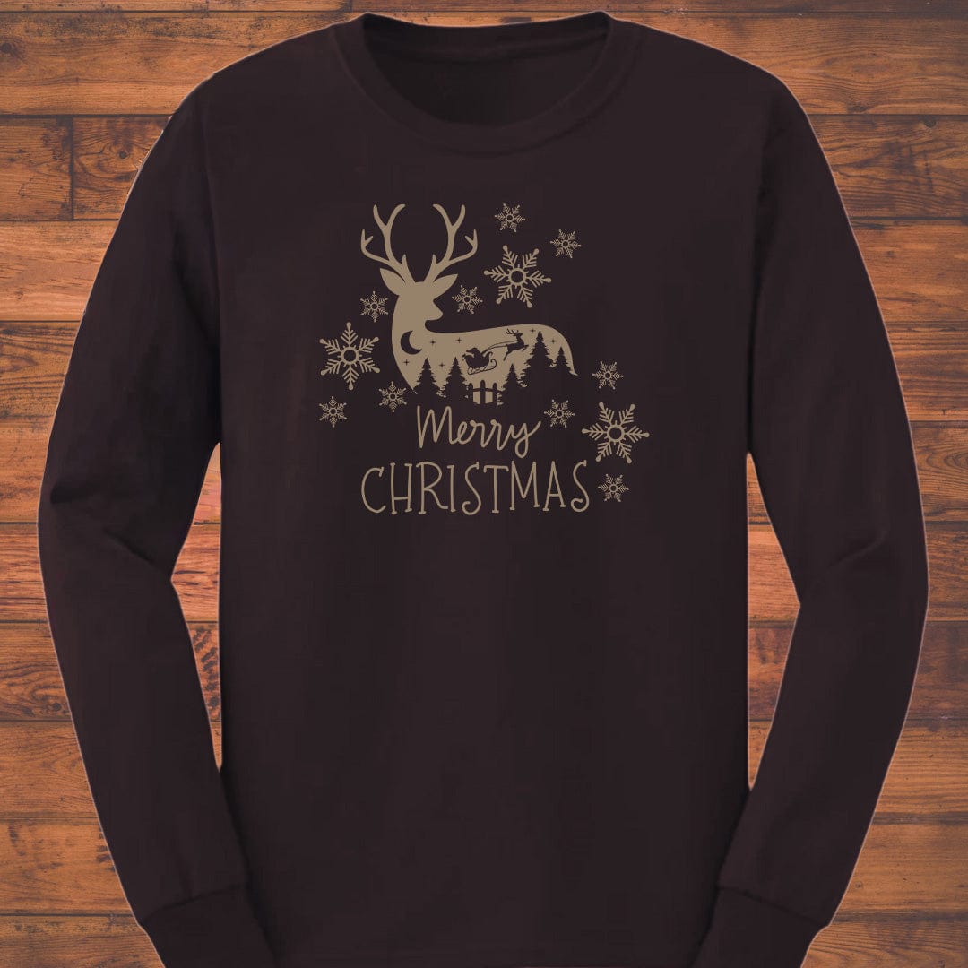 Nightfall Reindeer Long Sleeve T-Shirt