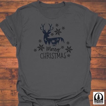 Nightfall Reindeer Silhouette T-Shirt