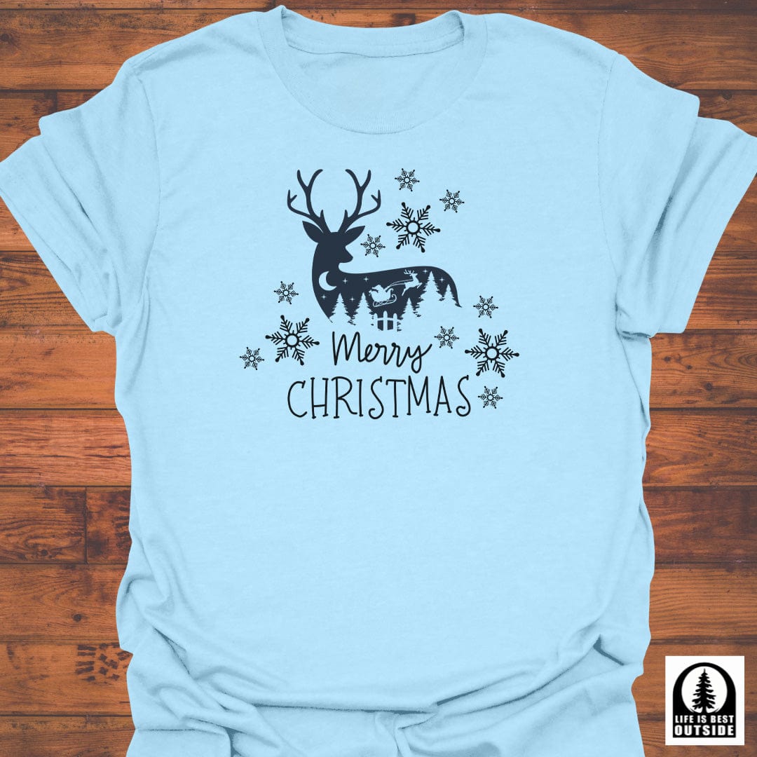 Nightfall Reindeer Silhouette T-Shirt