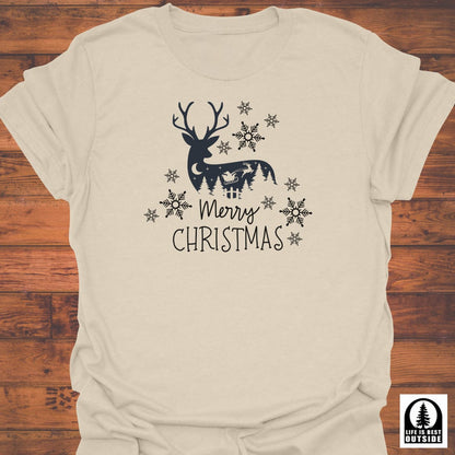 Nightfall Reindeer Silhouette T-Shirt