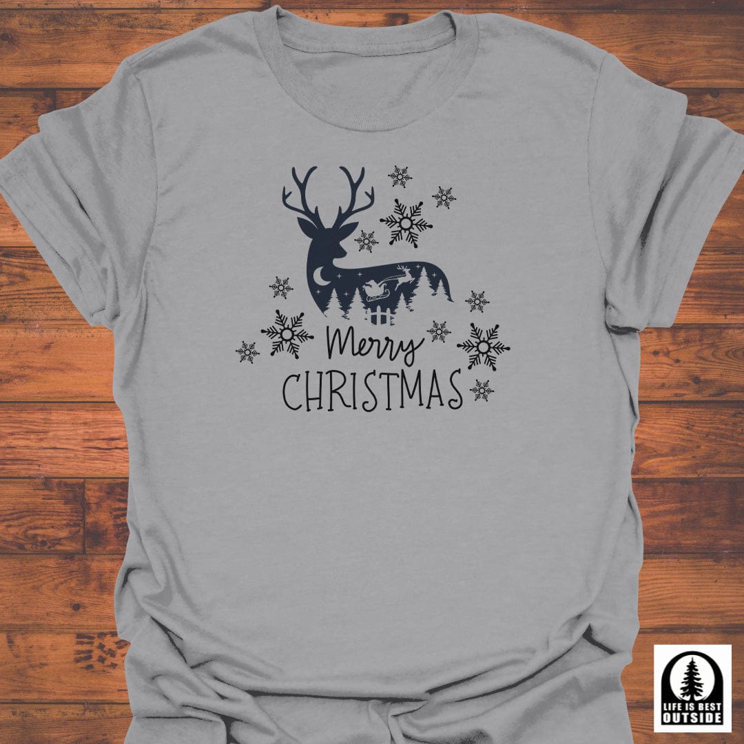 Nightfall Reindeer Silhouette T-Shirt