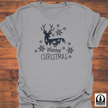 Nightfall Reindeer Silhouette T-Shirt