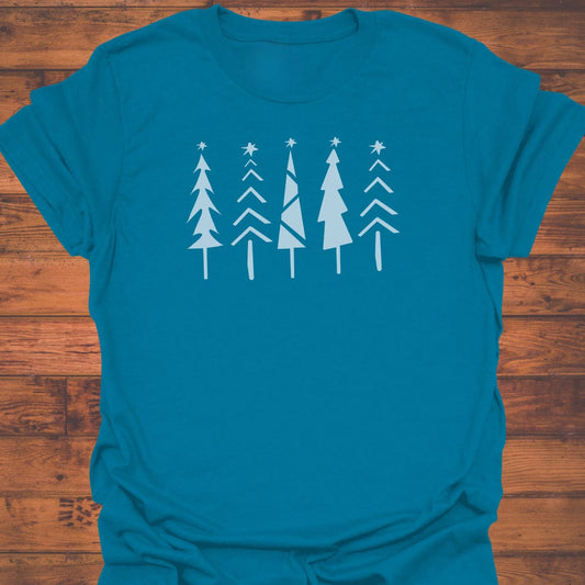 Starry Pine Silhouette T-Shirt