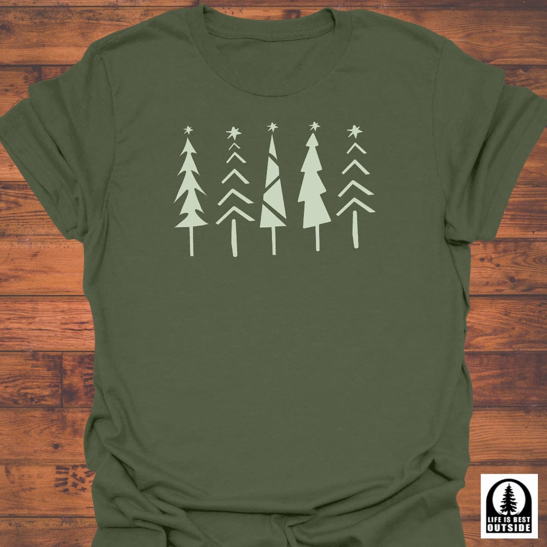 Starry Pine Silhouettes T-Shirt