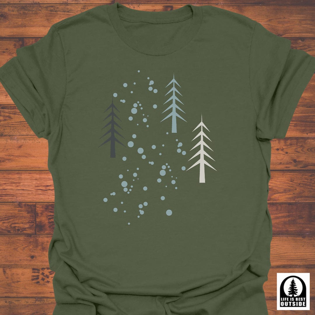 Silent Snowfall Serenade T-Shirt