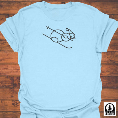 Slalom Snowman T-Shirt