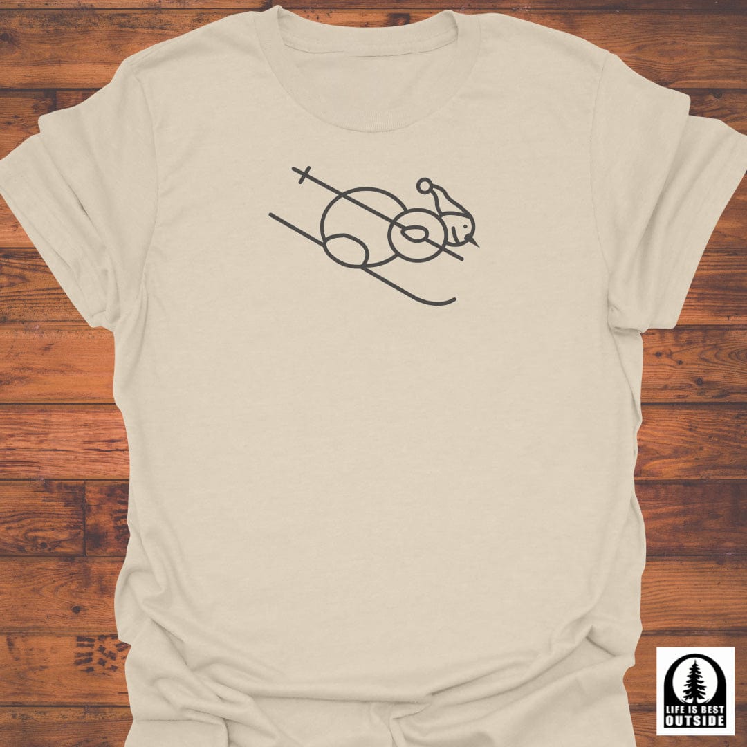 Slalom Snowman T-Shirt