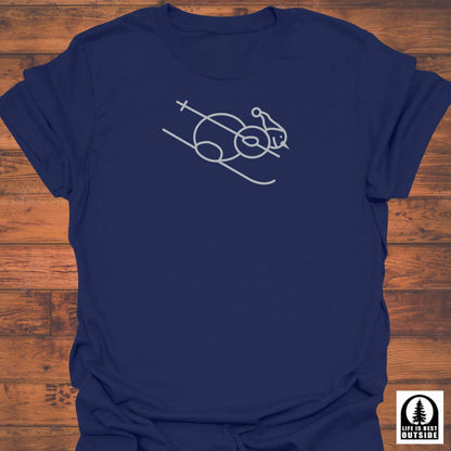 Slalom Snowman T-Shirt