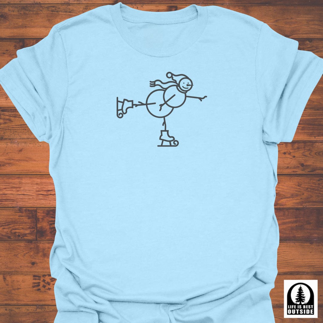 Skating Snowman T-Shirt