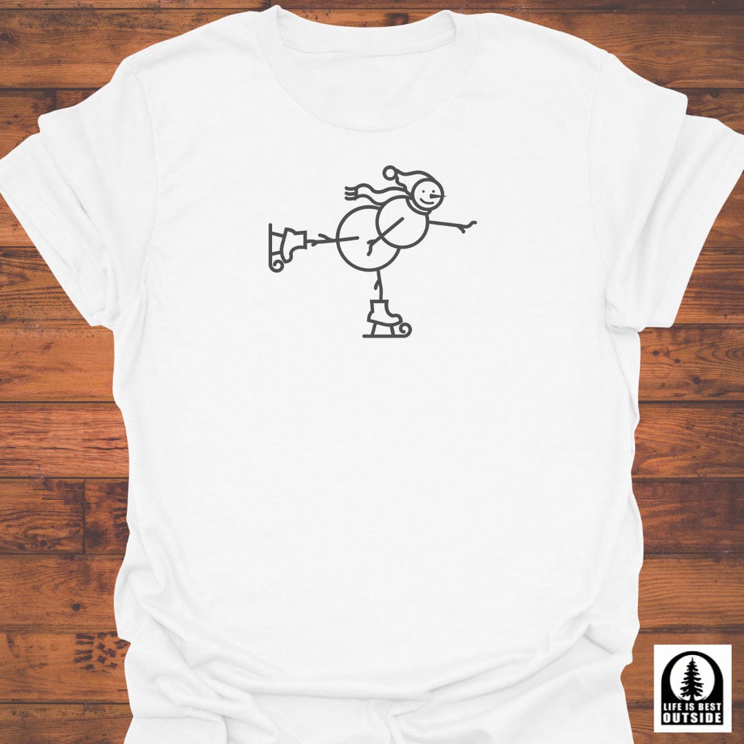 Skating Snowman T-Shirt