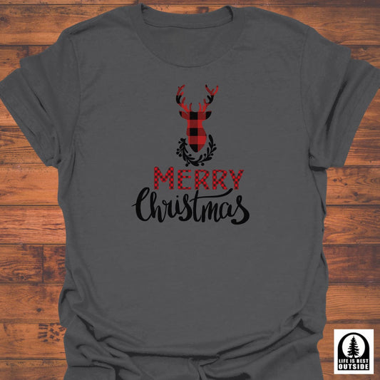 Festive Reindeer Silhouette T-Shirt