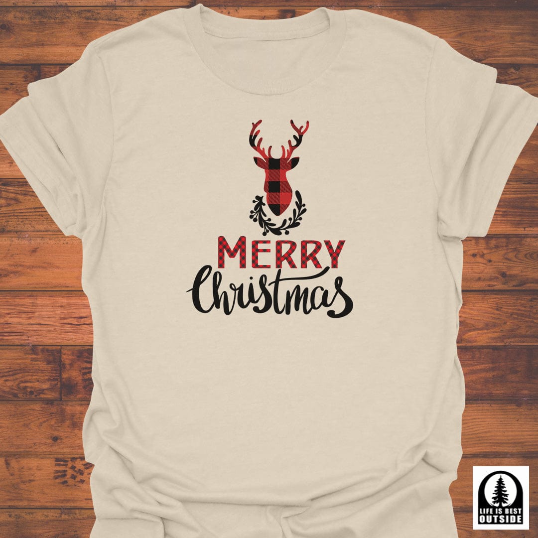 Festive Reindeer Silhouette T-Shirt