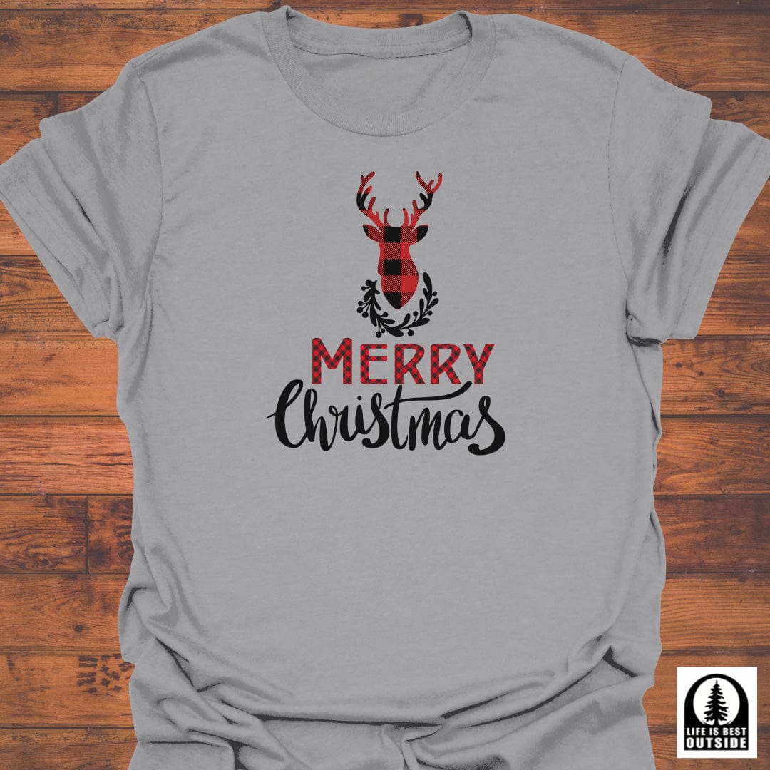 Festive Reindeer Silhouette T-Shirt