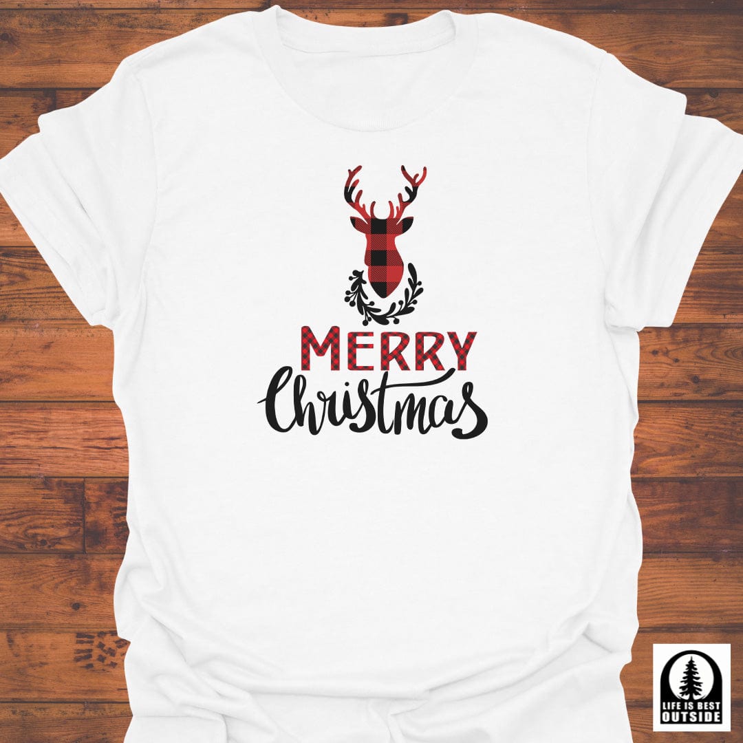 Festive Reindeer Silhouette T-Shirt