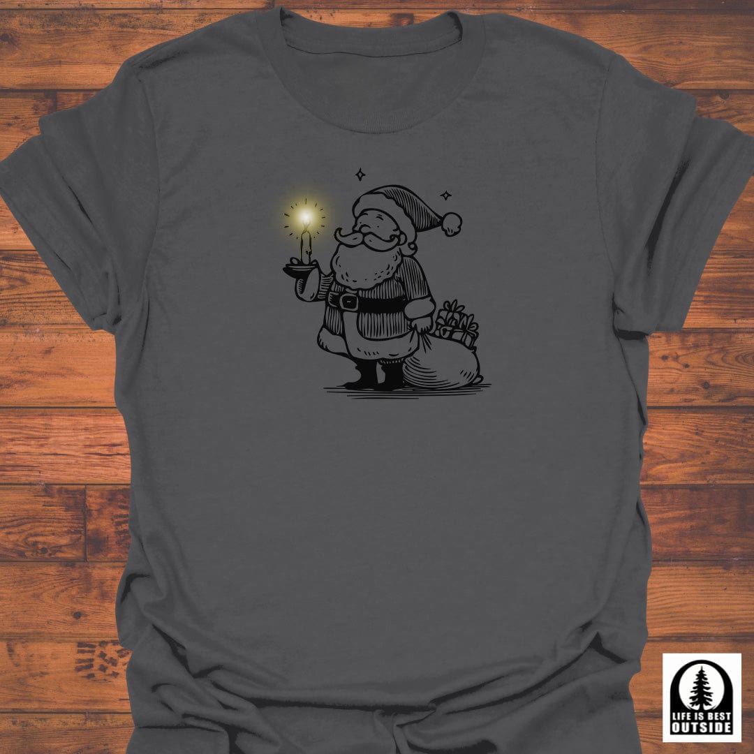 Candlelit Santa T-Shirt