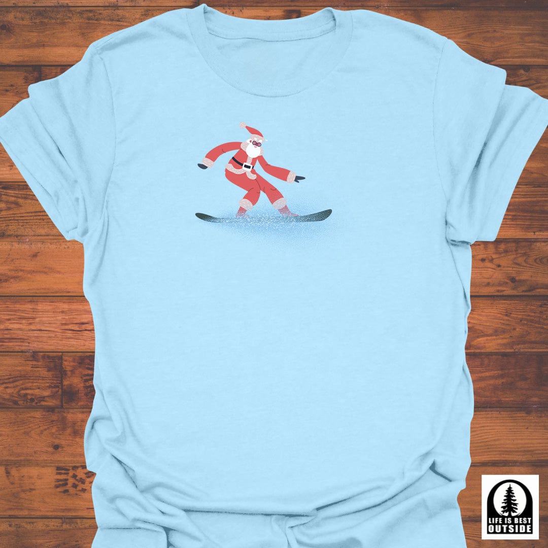 SnowBoard Santa T-Shirt