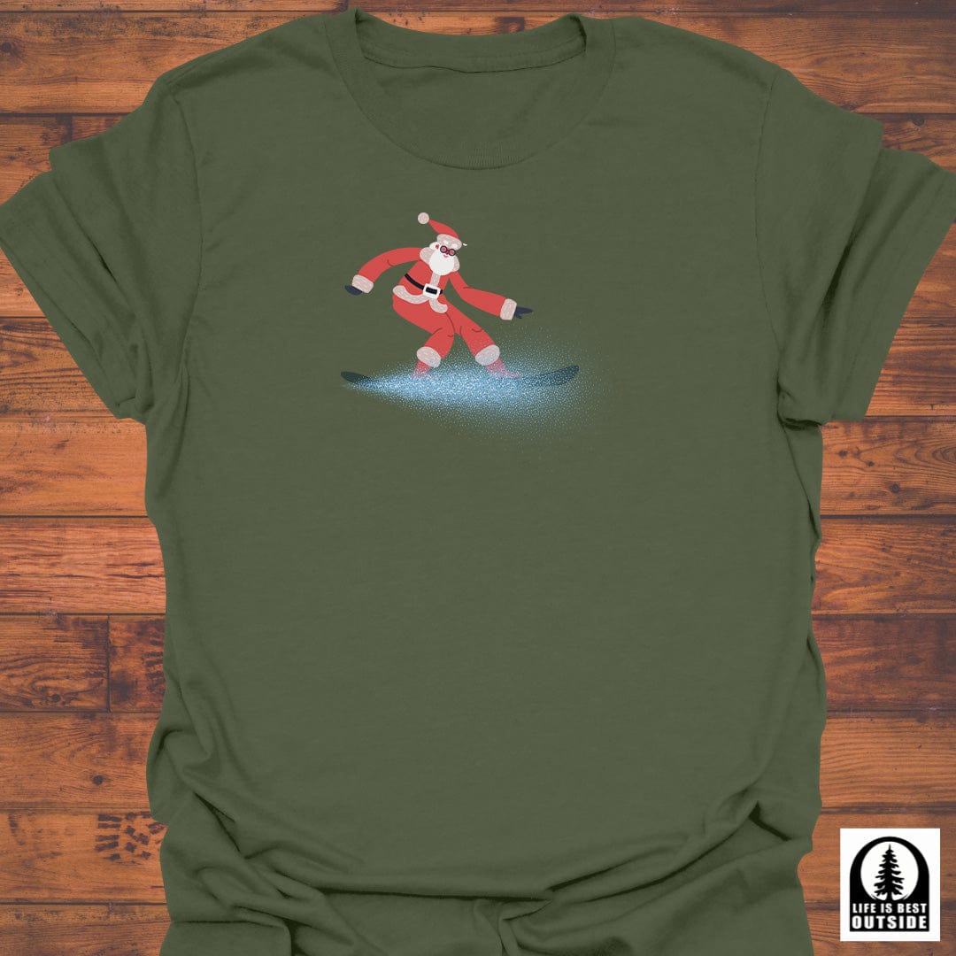 SnowBoard Santa T-Shirt