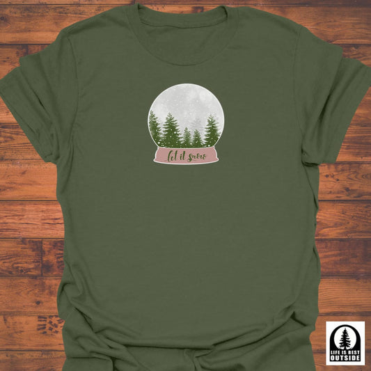 Winter Enchantment Globe T-Shirt