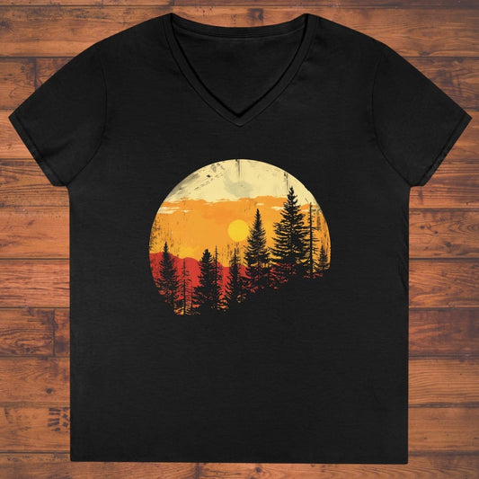 Sunset Canopy Ladies' V-Neck