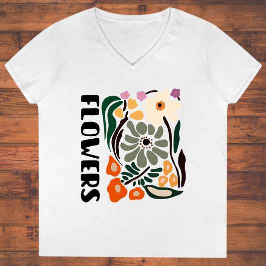 Bountiful Botanica Ladies' V-Neck
