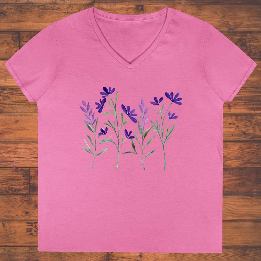 Wild Petals Ladies' V-Neck