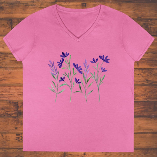 Wild Petals Ladies' V-Neck