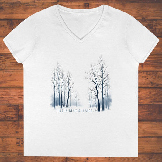 Silent Frost Grove Ladies' V-Neck