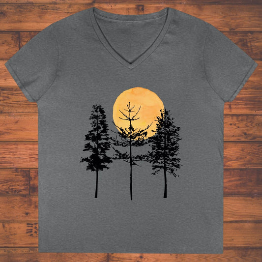 Midnight Solace Ladies' V-Neck
