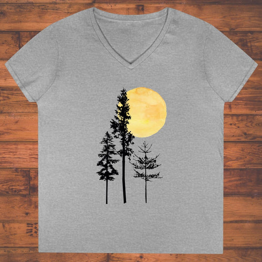 Crescent Canopy Ladies' V-Neck