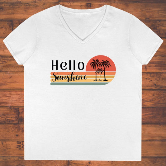 Hello Sunshine Ladies' V-Neck