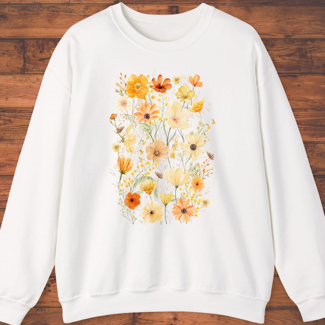 Sunlit Blossom Symphony Sweatshirt