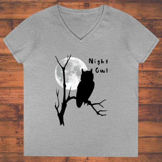 Night Owl Ladies' V-Neck