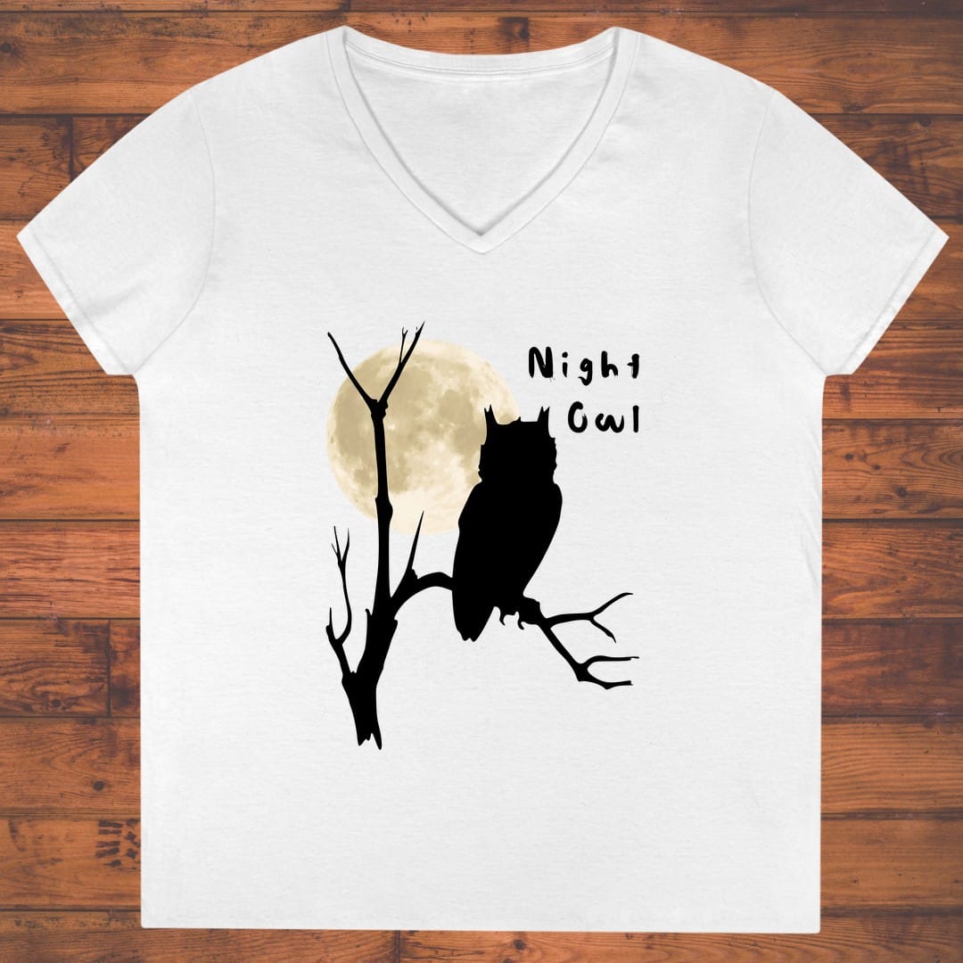 Night Owl Ladies' V-Neck