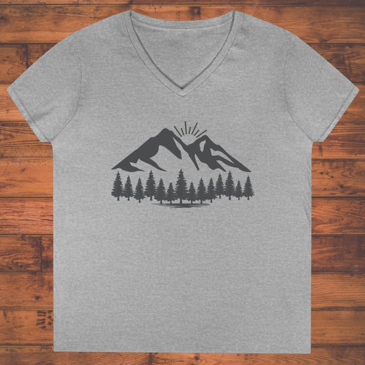 Dawn at the Heights Ladies' V-Neck