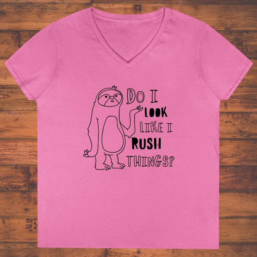 No Rush Ladies' V-Neck
