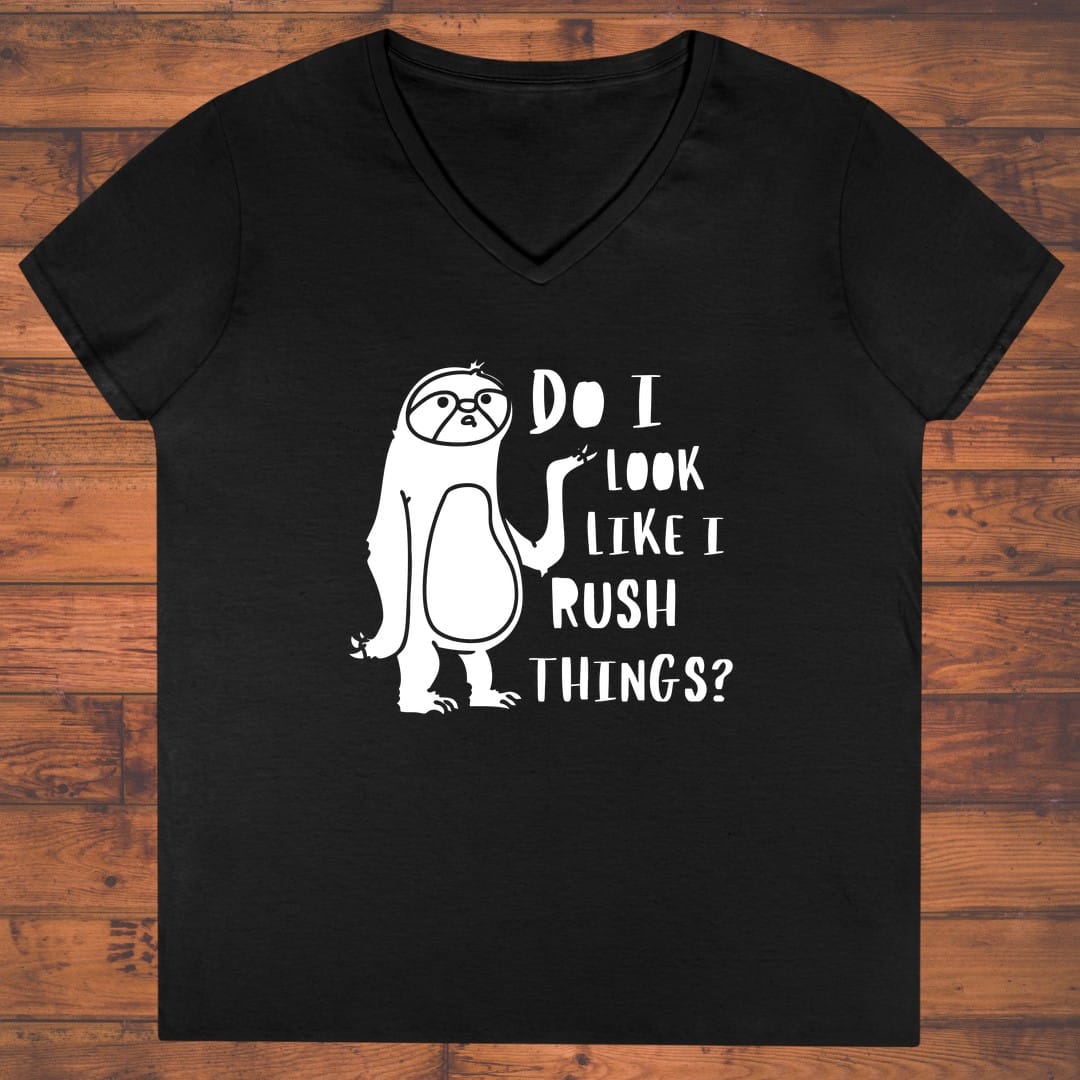 No Rush Ladies' V-Neck