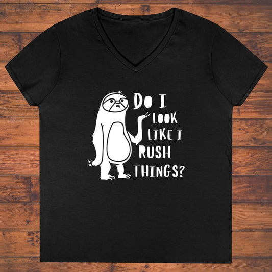 No Rush Ladies' V-Neck