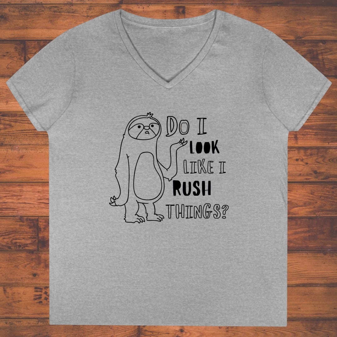 No Rush Ladies' V-Neck