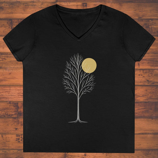 Golden Stillness Ladies' V-Neck
