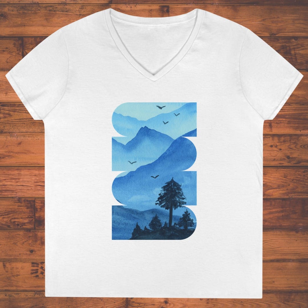 Drifted Heights Ladies' V-Neck